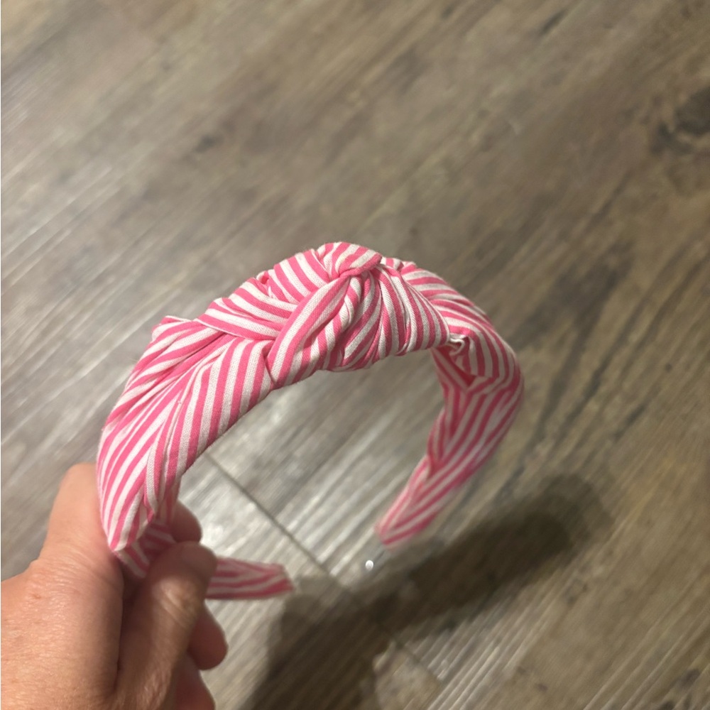 Pink Striped Jcrew Headband
